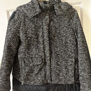 Max Mara WEEKEND Herringbone Down Jacket
